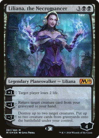 Liliana, the Necromancer [Core Set 2019] | Rook's Games and More