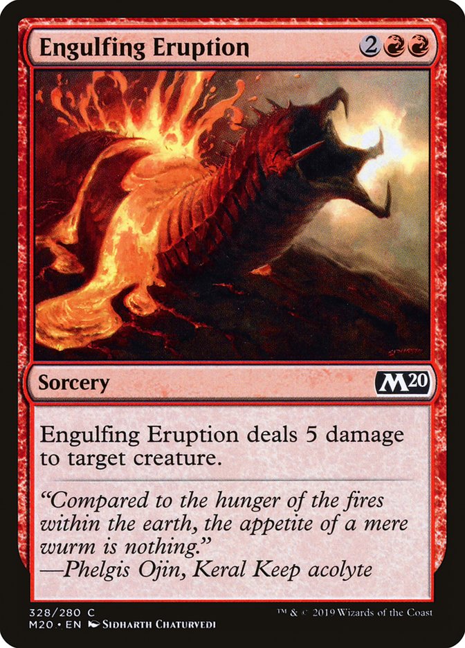 Engulfing Eruption [Core Set 2020] | Rook's Games and More