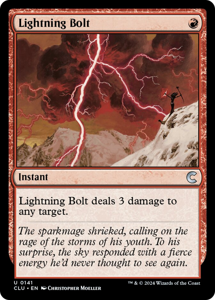 Lightning Bolt [Ravnica: Clue Edition] | Rook's Games and More