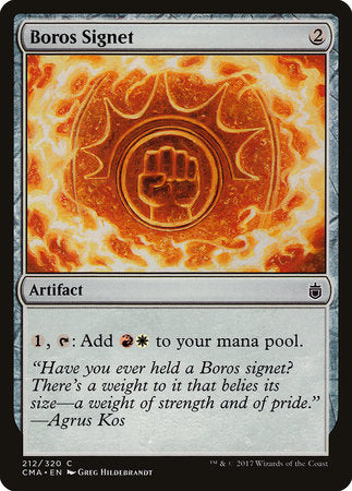 Boros Signet [Commander Anthology] | Rook's Games and More