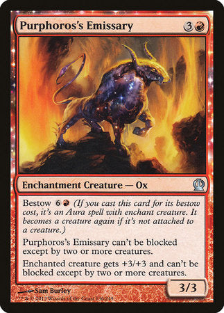 Purphoros's Emissary [Theros] | Rook's Games and More