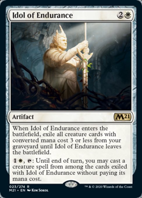 Idol of Endurance [Core Set 2021] | Rook's Games and More