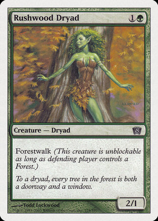 Rushwood Dryad [Eighth Edition] | Rook's Games and More