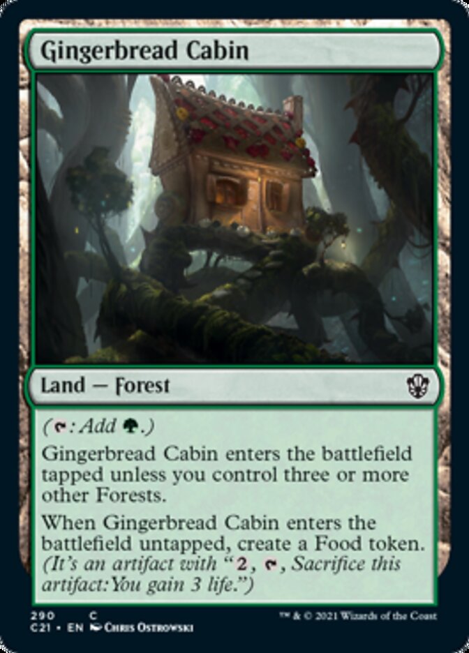 Gingerbread Cabin [Commander 2021] | Rook's Games and More