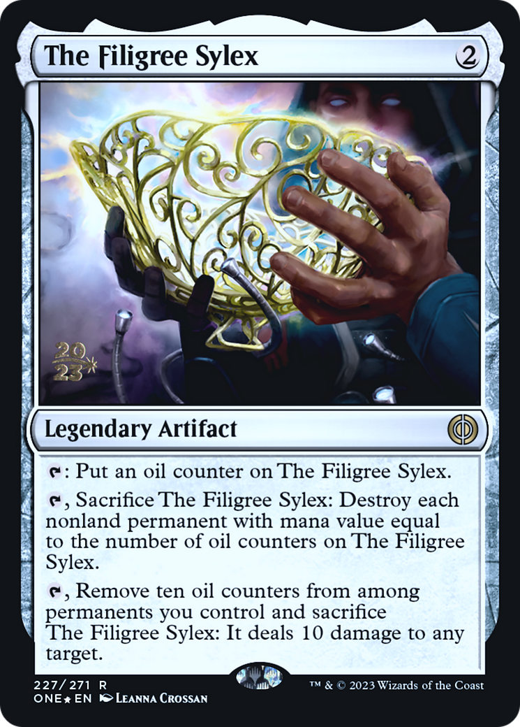 The Filigree Sylex [Phyrexia: All Will Be One Prerelease Promos] | Rook's Games and More