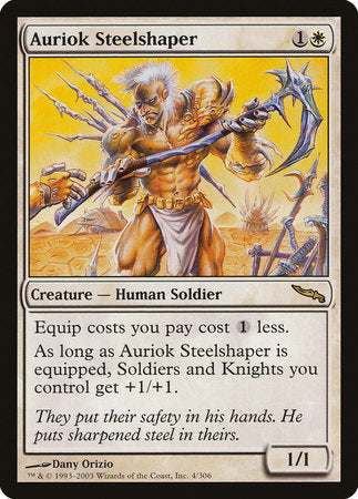 Auriok Steelshaper [Mirrodin] | Rook's Games and More