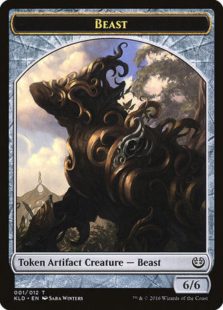 Beast Token (001) [Kaladesh Tokens] | Rook's Games and More