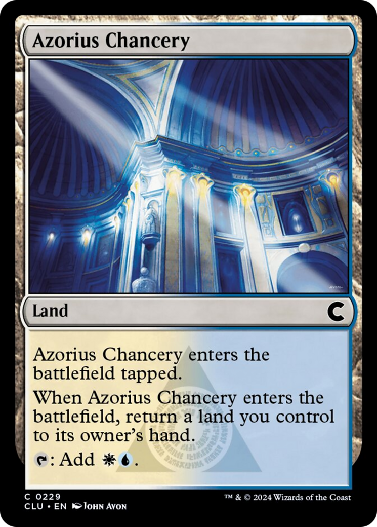 Azorius Chancery [Ravnica: Clue Edition] | Rook's Games and More