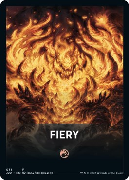 Fiery Theme Card [Jumpstart 2022 Front Cards] | Rook's Games and More