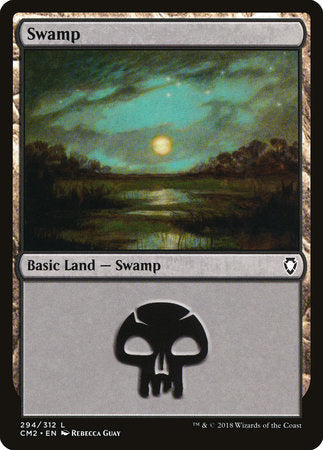 Swamp (294) [Commander Anthology Volume II] | Rook's Games and More