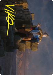 Pippin, Warden of Isengard Art Card (Gold-Stamped Signature) [The Lord of the Rings: Tales of Middle-earth Art Series]