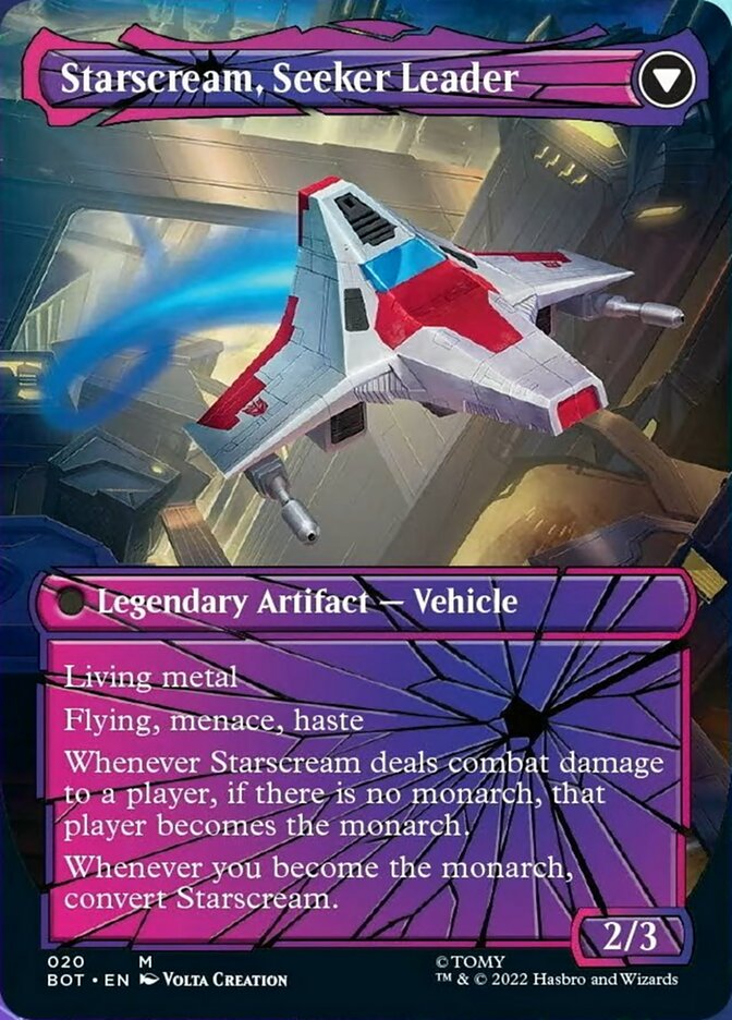 Starscream, Power Hungry // Starscream, Seeker Leader (Shattered Glass) [Universes Beyond: Transformers] | Rook's Games and More