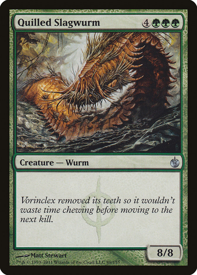 Quilled Slagwurm [Mirrodin Besieged] | Rook's Games and More