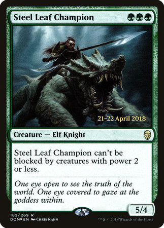 Steel Leaf Champion [Dominaria Promos] | Rook's Games and More