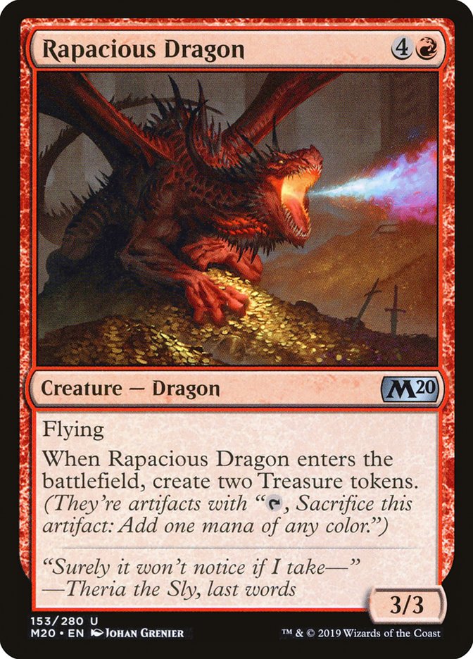 Rapacious Dragon [Core Set 2020] | Rook's Games and More