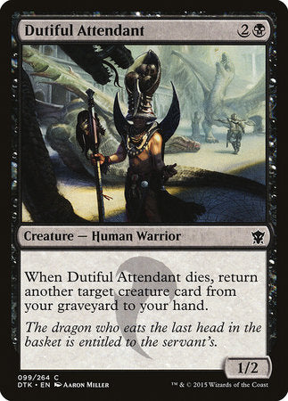 Dutiful Attendant [Dragons of Tarkir] | Rook's Games and More