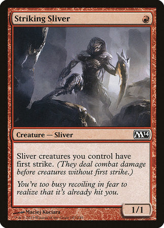 Striking Sliver [Magic 2014] | Rook's Games and More