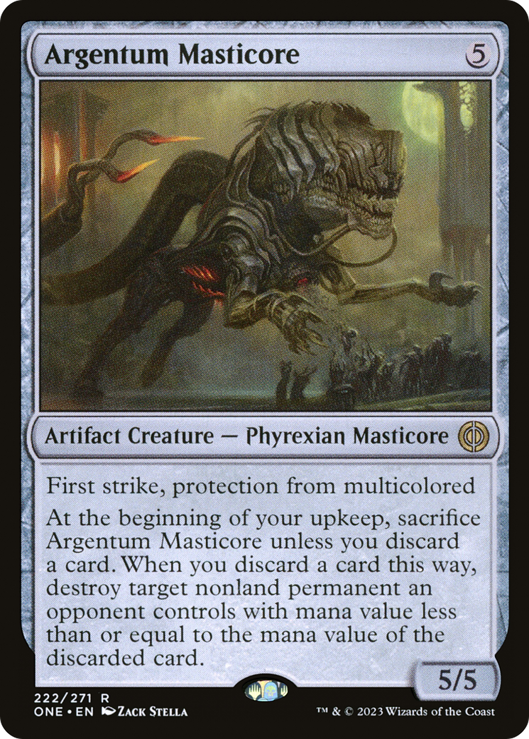 Argentum Masticore [Phyrexia: All Will Be One] | Rook's Games and More