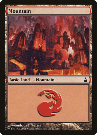 Mountain (301) [Ravnica: City of Guilds] | Rook's Games and More