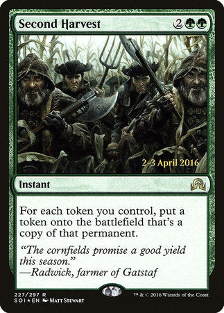 Second Harvest [Shadows over Innistrad Promos] | Rook's Games and More