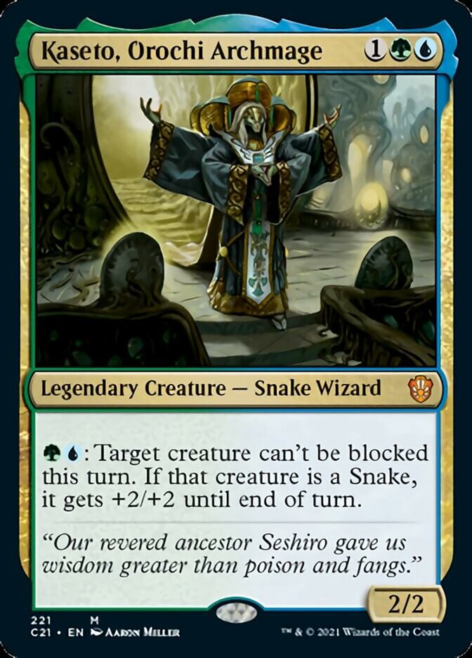 Kaseto, Orochi Archmage [Commander 2021] | Rook's Games and More