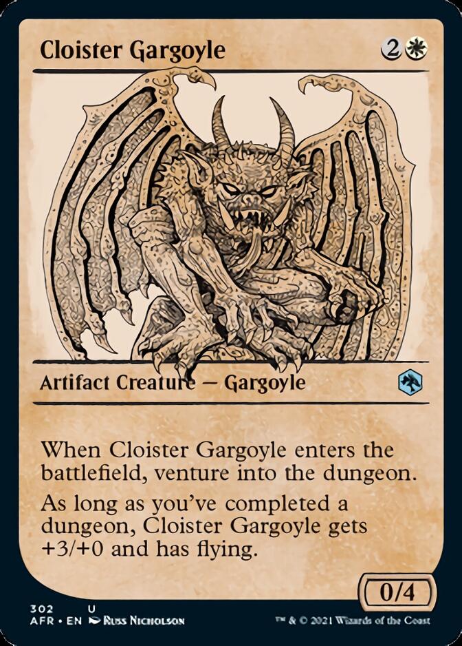 Cloister Gargoyle  (Showcase) [Dungeons & Dragons: Adventures in the Forgotten Realms] | Rook's Games and More