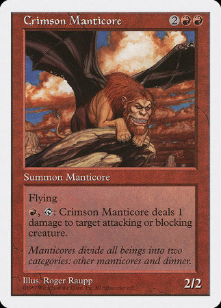 Crimson Manticore [Fifth Edition] | Rook's Games and More