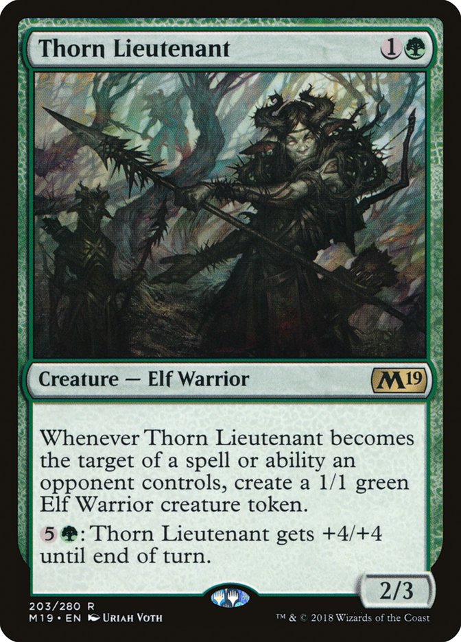 Thorn Lieutenant [Core Set 2019] | Rook's Games and More