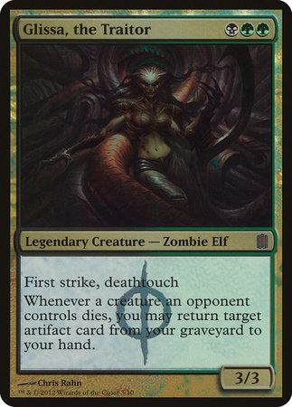 Glissa, the Traitor (Commander's Arsenal) [Commander's Arsenal Oversized] | Rook's Games and More