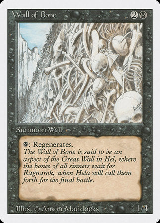 Wall of Bone [Revised Edition] | Rook's Games and More