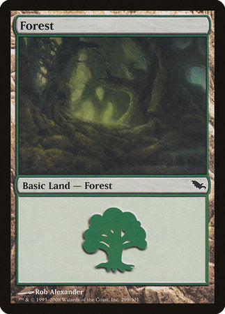 Forest (299) [Shadowmoor] | Rook's Games and More