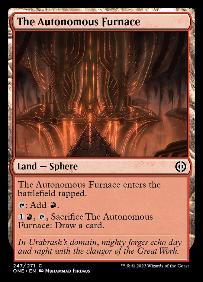 The Autonomous Furnace [Phyrexia: All Will Be One] | Rook's Games and More