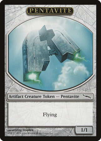 Pentavite Token (Mirrodin) [Magic Player Rewards 2004] | Rook's Games and More