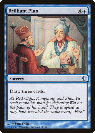Brilliant Plan [Commander 2013] | Rook's Games and More