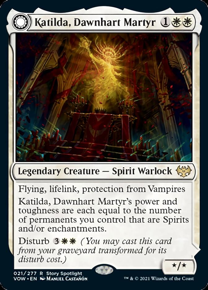 Katilda, Dawnhart Martyr // Katilda's Rising Dawn [Innistrad: Crimson Vow] | Rook's Games and More