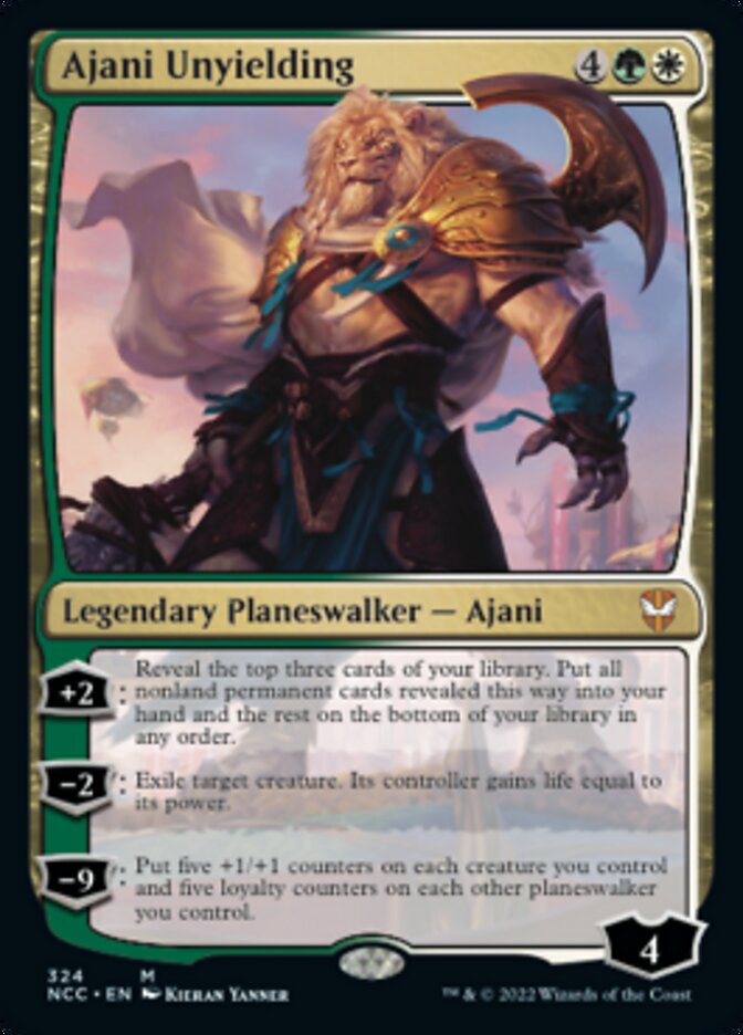 Ajani Unyielding [Streets of New Capenna Commander] | Rook's Games and More