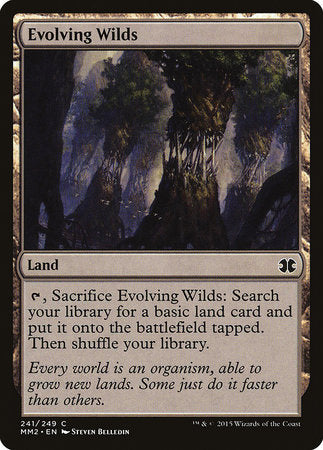 Evolving Wilds [Modern Masters 2015] | Rook's Games and More