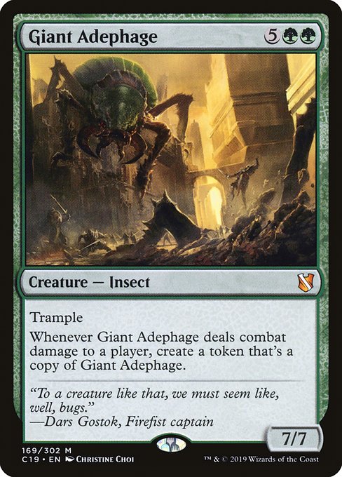 Giant Adephage [Commander 2019] | Rook's Games and More