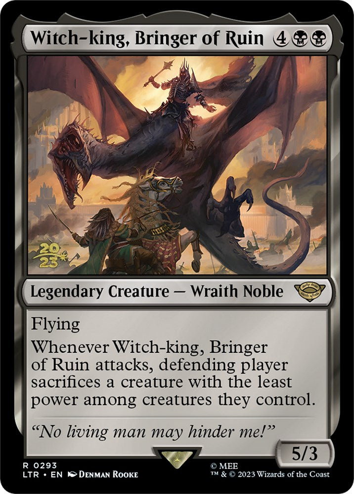 Witch-king, Bringer of Ruin [The Lord of the Rings: Tales of Middle-Earth Prerelease Promos] | Rook's Games and More