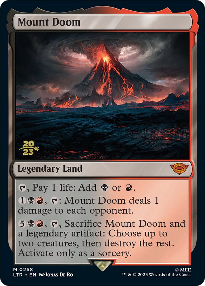 Mount Doom [The Lord of the Rings: Tales of Middle-Earth Prerelease Promos] | Rook's Games and More