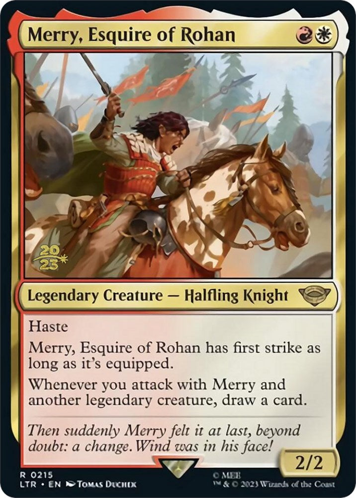 Merry, Esquire of Rohan [The Lord of the Rings: Tales of Middle-Earth Prerelease Promos] | Rook's Games and More