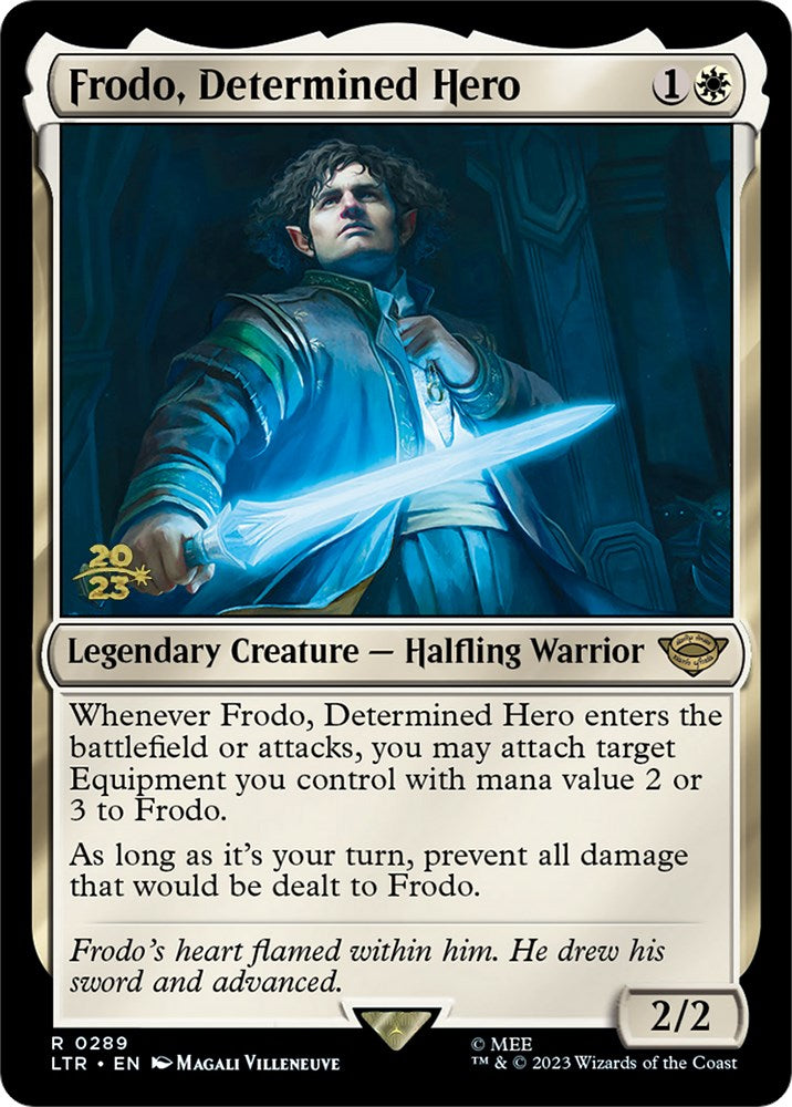 Frodo, Determined Hero [The Lord of the Rings: Tales of Middle-Earth Prerelease Promos] | Rook's Games and More