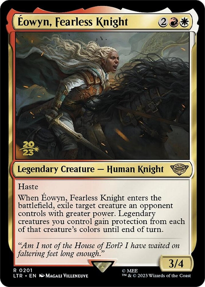 Eowyn, Fearless Knight [The Lord of the Rings: Tales of Middle-Earth Prerelease Promos] | Rook's Games and More