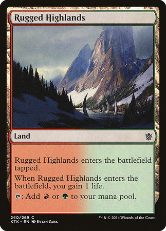 Rugged Highlands [Khans of Tarkir] | Rook's Games and More