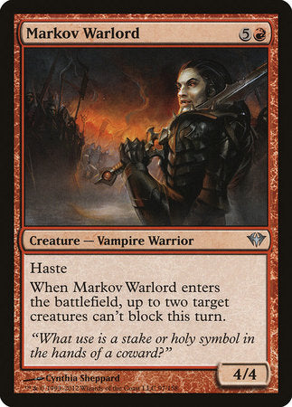 Markov Warlord [Dark Ascension] | Rook's Games and More