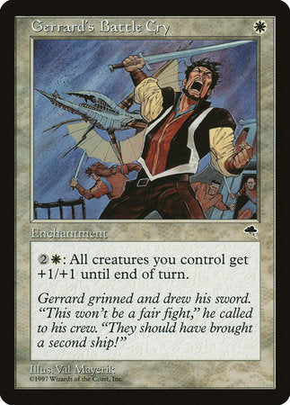 Gerrard's Battle Cry [Tempest] | Rook's Games and More