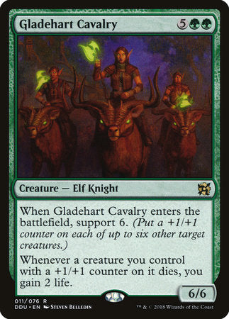 Gladehart Cavalry [Duel Decks: Elves vs. Inventors] | Rook's Games and More