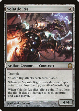 Volatile Rig [Return to Ravnica] | Rook's Games and More