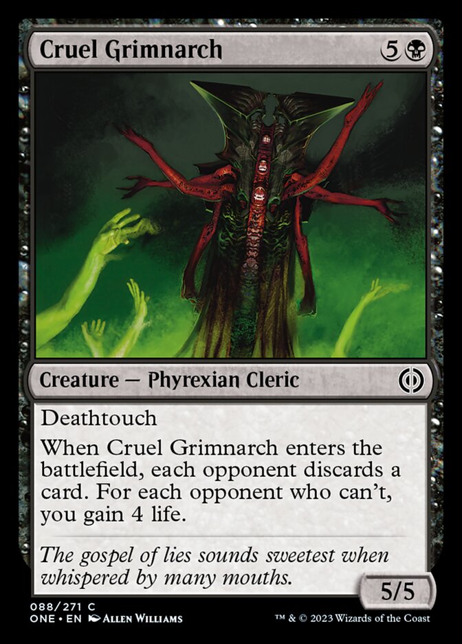 Cruel Grimnarch [Phyrexia: All Will Be One] | Rook's Games and More