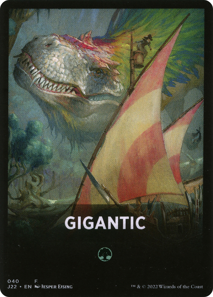 Gigantic Theme Card [Jumpstart 2022 Front Cards] | Rook's Games and More